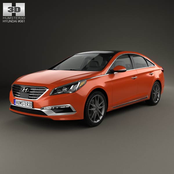 Hyundai Sonata (US) 2015 3D model