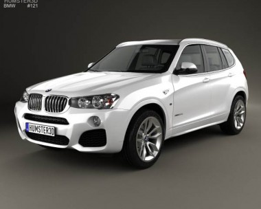 BMW X3 M Sport Package (F25) 2014 3D Model