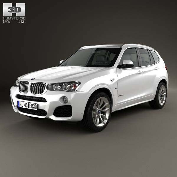 BMW X3 M Sport Package (F25) 2014 3D model