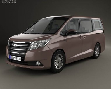 Toyota Noah G 2014 3D Model