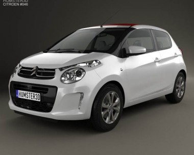Citroen C1 5-door 2014 3D Model
