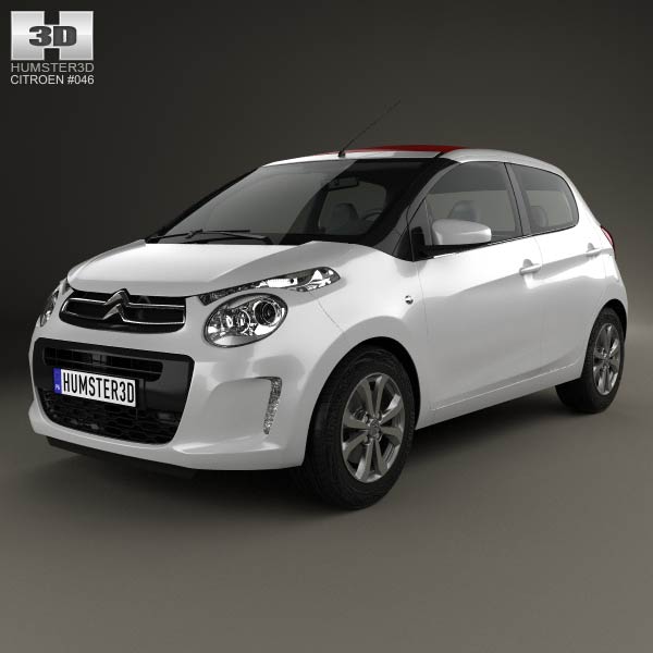 Citroen C1 5-door 2014 3D model