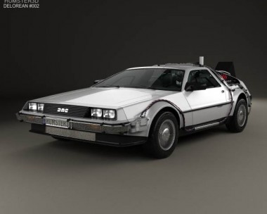 DeLorean DMC-12 (BTTF) 1981 3D Model