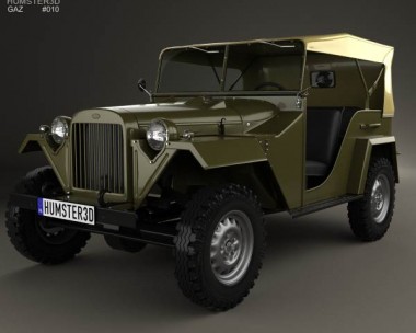 GAZ-67 1943 3D Model