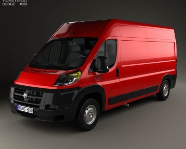 Dodge Ram Pro Master Cargo Van L3H2 2013 3D Model