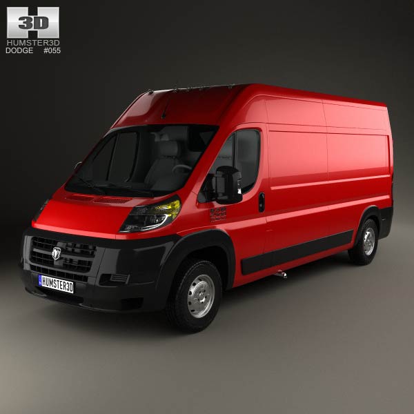 Dodge Ram Pro Master Cargo Van L3H2 2013 3D model