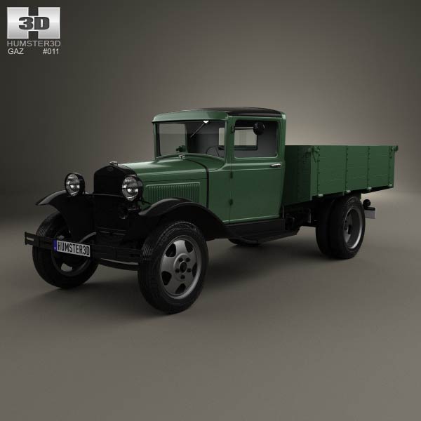 GAZ-AA Flatbed Truck 1932 3D model