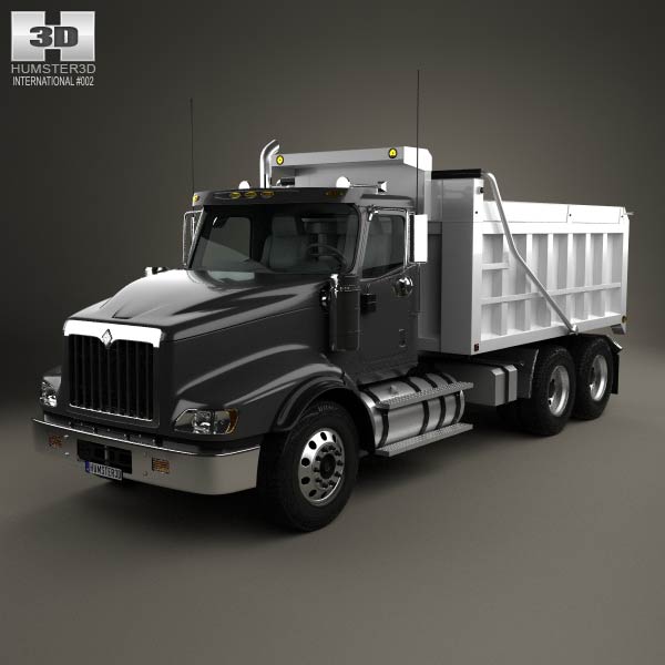 International Paystar Dump Truck 2002 3D model
