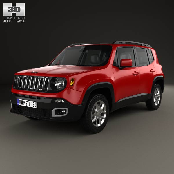 Jeep Renegade Latitude 2015 3D model