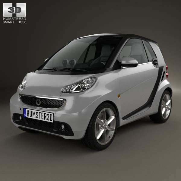 Smart Fortwo coupe 2012 3D model