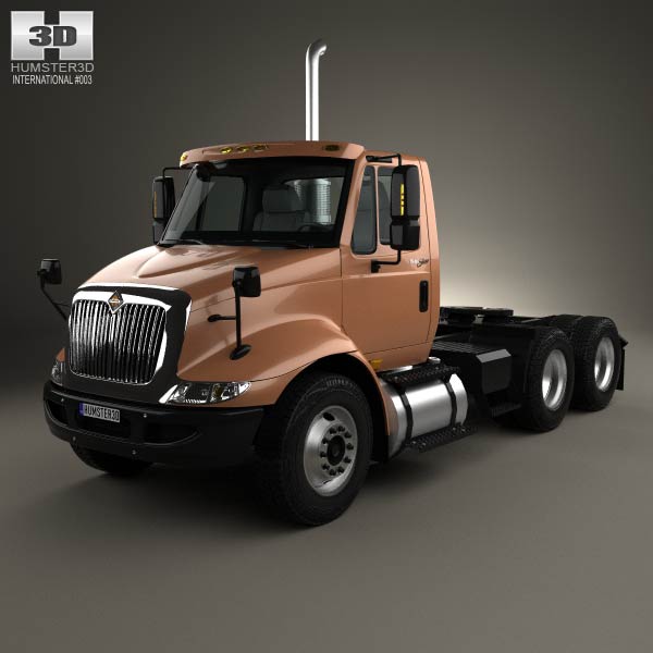 International Transtar Tractor Truck 2002 3D model