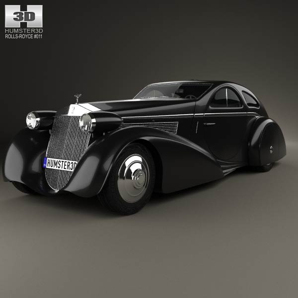 Rolls-Royce Phantom Jonckheere Coupe 1934 3D model