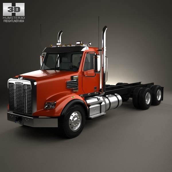 Freightliner Coronado SD Chassis Truck 2009 3D model