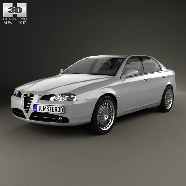 Alfa Romeo 166 2003 3D model