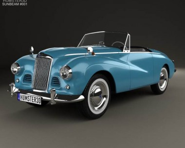 Sunbeam Alpine 1953 3D Model