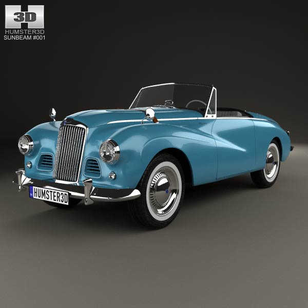 Sunbeam Alpine 1953 3D model
