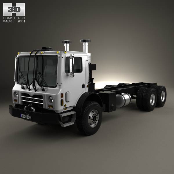 Mack Terrapro Chassis Truck 2007 3D model