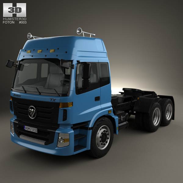 Foton Auman TX Tractor Truck 2012 3D model