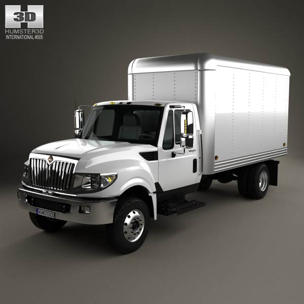 International Terrastar Box Truck 2010 3D model