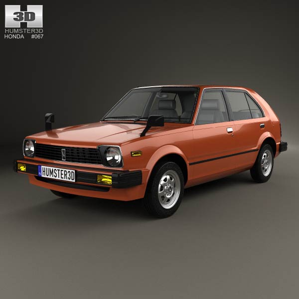Honda Civic 1979 3D model