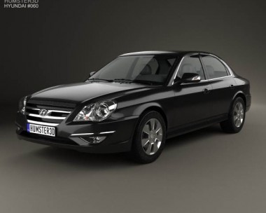 Hyundai Sonata Moinca (CN) 2009 3D Model