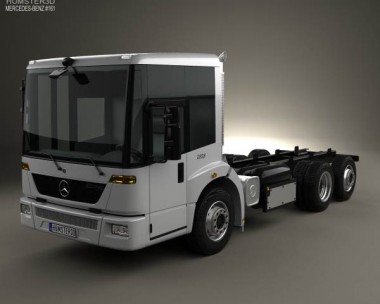 Mercedes-Benz Econic Chassis Truck 2009 3D Model