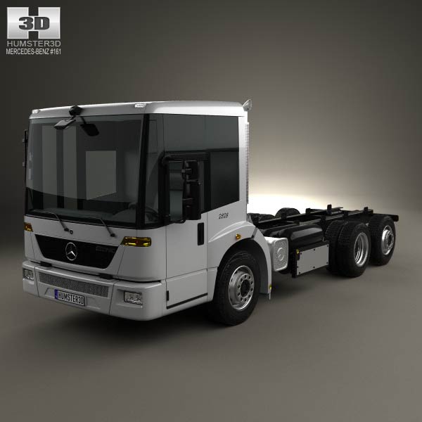 Mercedes-Benz Econic Chassis Truck 2009 3D model