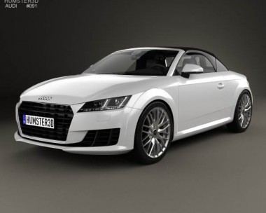 Audi TT (8S) roadster 2014 3D Model