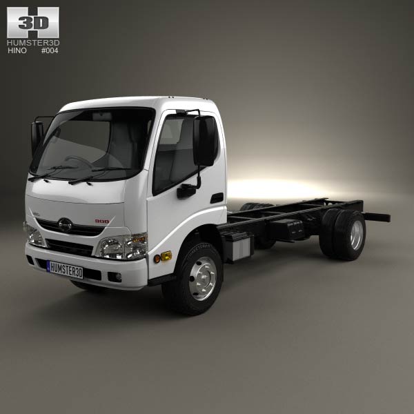 Hino 300-616 Chassis Truck 2011 3D model
