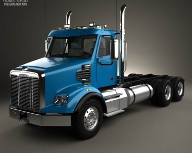 Freightliner 122SD Chassis Truck 2013 3D Model