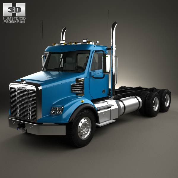 Freightliner 122SD Chassis Truck 2013 3D model
