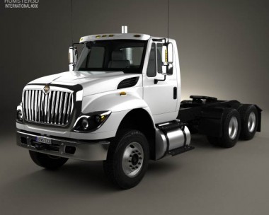 International Workstar Chassis Truck 2008 3D Model