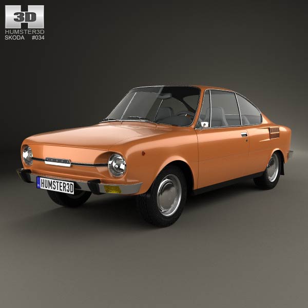 Skoda 110 R 1970 3D model