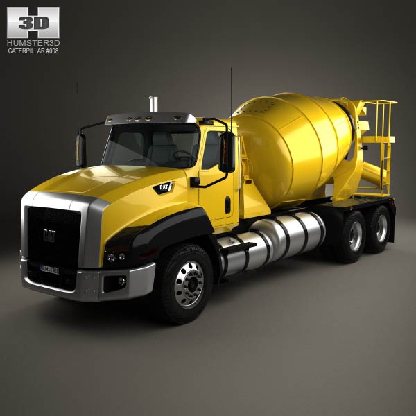 Caterpillar CT660 Mixer Truck 2011 3D model