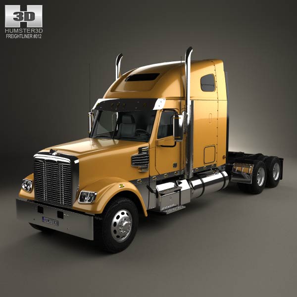 Freightliner Coronado Tractor Truck 2009 3D model