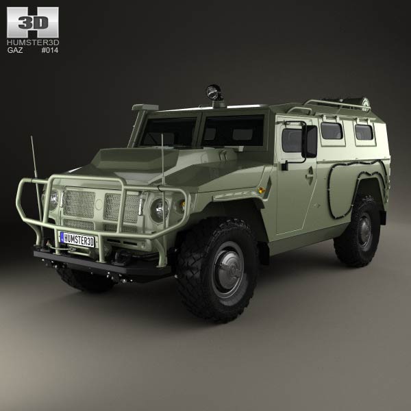 GAZ Tiger-M 2011 3D model