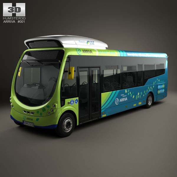 Arriva Milton Keynes Electric Bus 2014 3D model