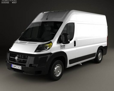 Dodge Ram Pro Master Cargo Van L2H2 2013 3D Model