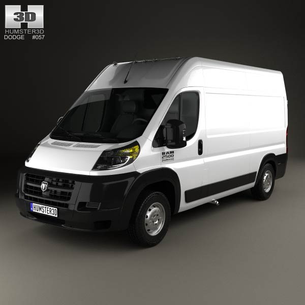 Dodge Ram Pro Master Cargo Van L2H2 2013 3D model