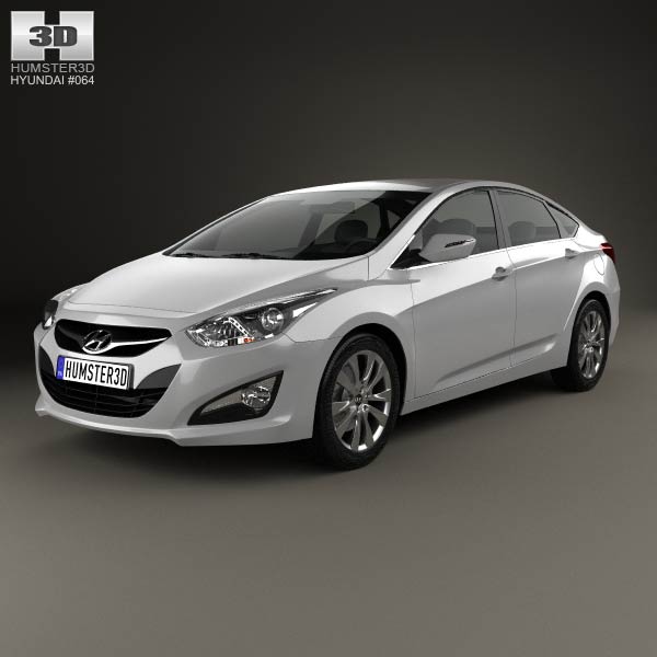 Hyundai i40 sedan (EU) 2012 3D model