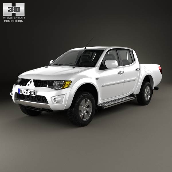 Mitsubishi L200 Triton Double Cab 2012 3D model