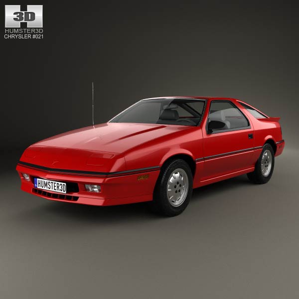 Chrysler Daytona Shelby Z 1987 3D model