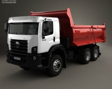 Volkswagen Constellation Tipper Truck 2011 3D Model