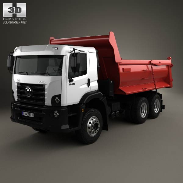 Volkswagen Constellation Tipper Truck 2011 3D model