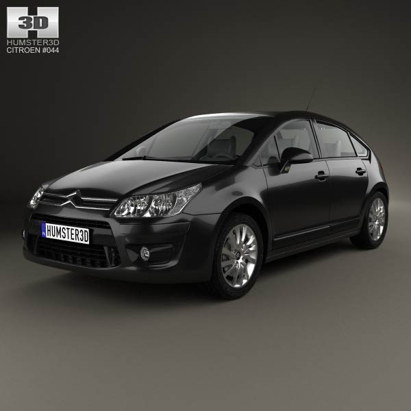 Citroen C4 hatchback 2008 3D model