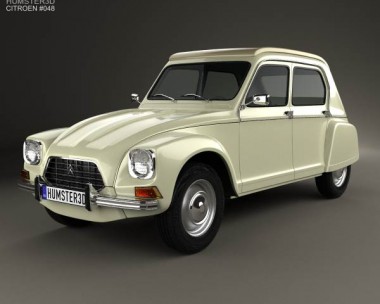 Citroen Dyane 1967 3D Model