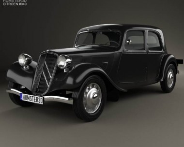 Citroen Traction Avant 1934 3D Model