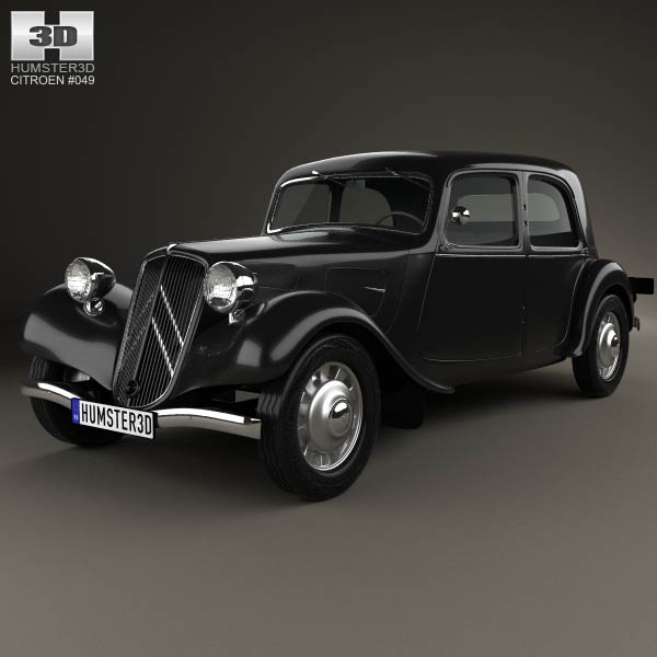 Citroen Traction Avant 1934 3D model