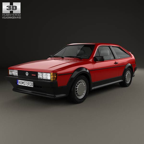 Volkswagen Scirocco 1986 3D model