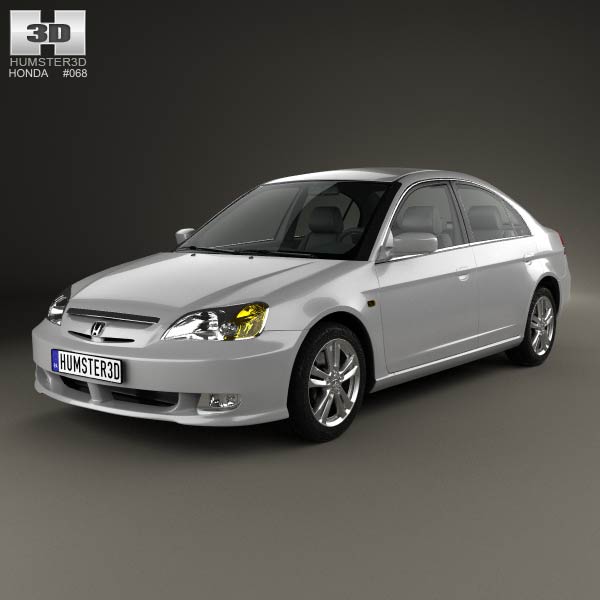 Honda Civic 2001 3D model
